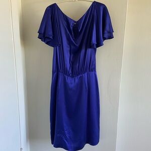 Banana Republic blue satin dress - size 6
